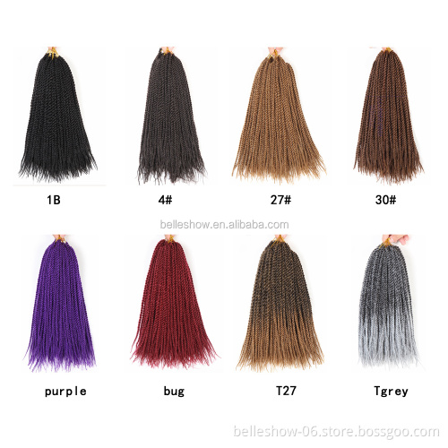 Belleshow 14inch 30 stands wholesale Crochet Braids  twist crochet braids synthetic hair